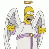 Les Simpsons - Homer ange